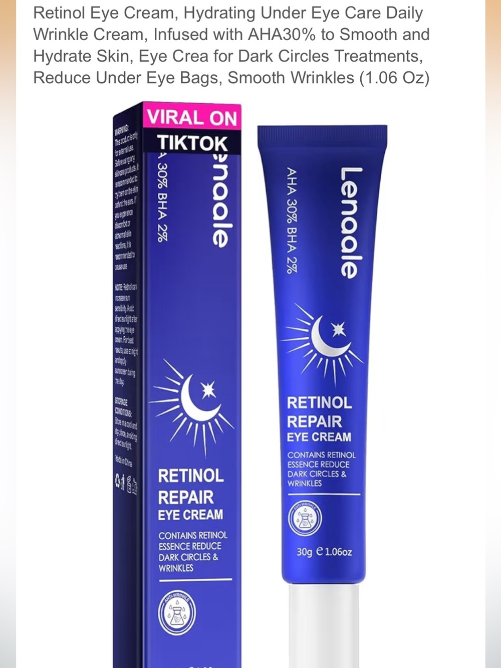 21. Retinol Repair Eye Cream